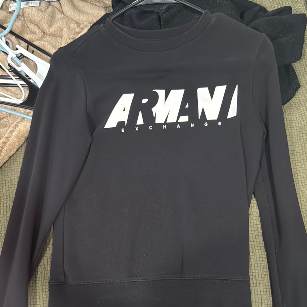 Armani Exchange Black Sweatshirt